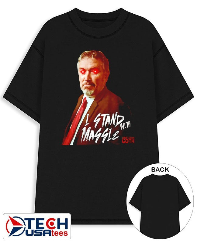I stand with Massie Libertarian Goth shirt