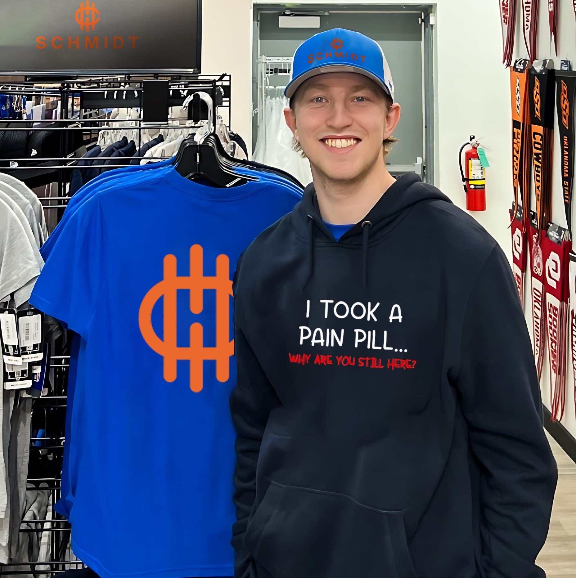 I took a pain pill why are you still here shirt