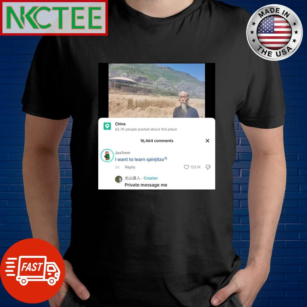I want to learn spinjitzu shirt