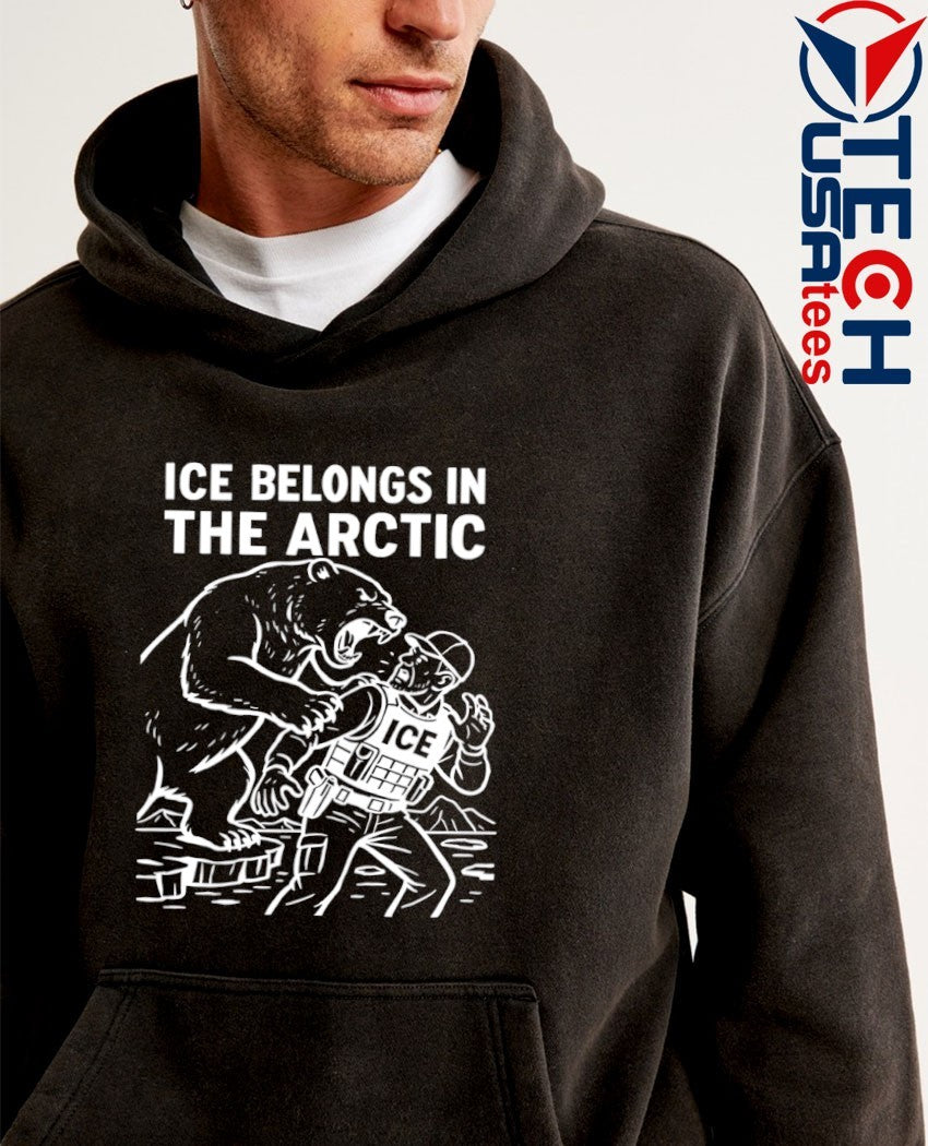 ICE belongs in the arctic shirt