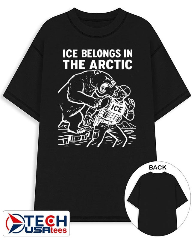 ICE belongs in the arctic shirt