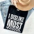 I DISLIKE YOU LESS TEE Hoodie, Sweatshirt | PureTeeCo.com (Image 1)