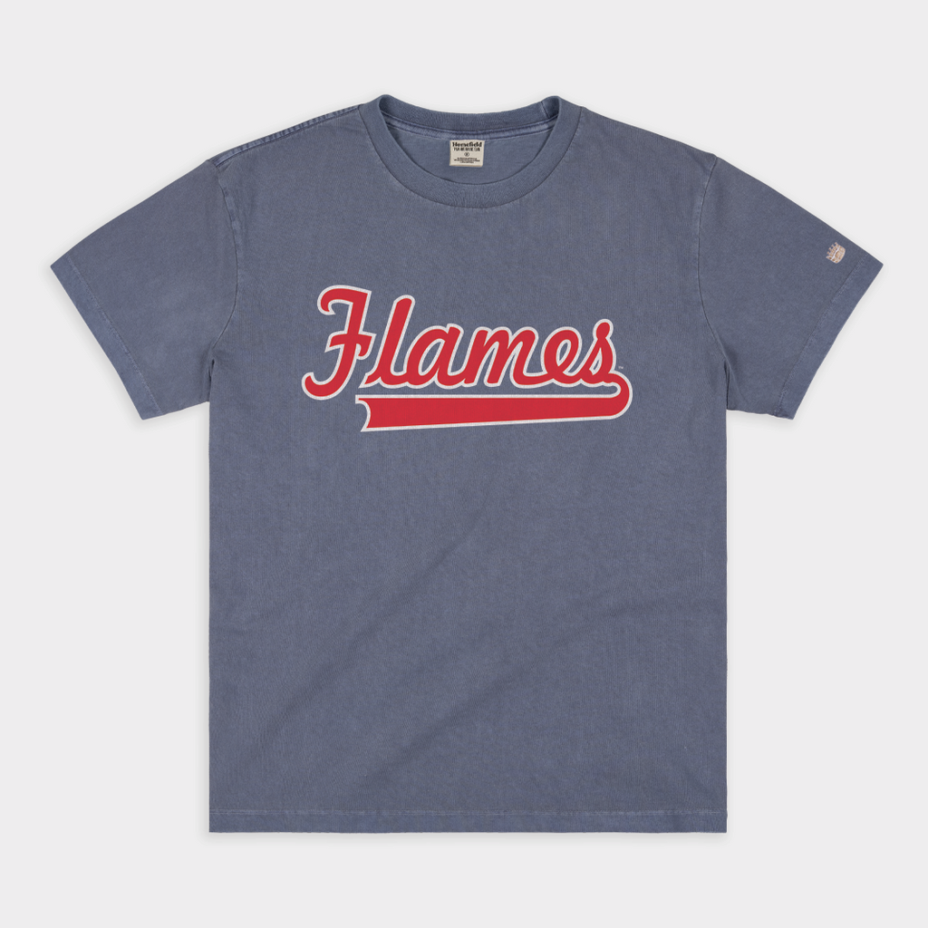 UIC Flames Script Vintage Heavyweight Tee Hoodie, Sweatshirt | PureTeeCo.com