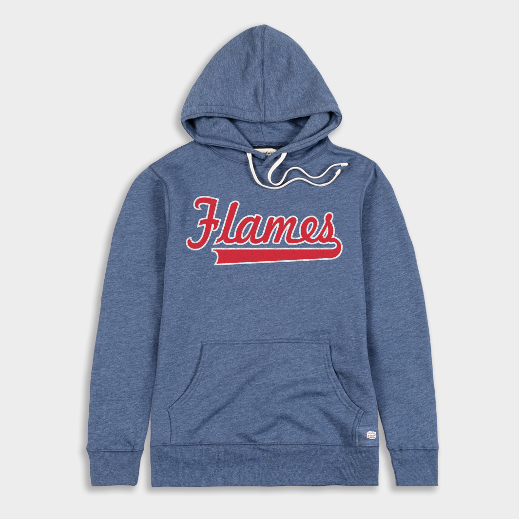 UIC Flames Script Hoodie T-Shirts, Sweatshirt | PureTeeCo.com (Image 1)