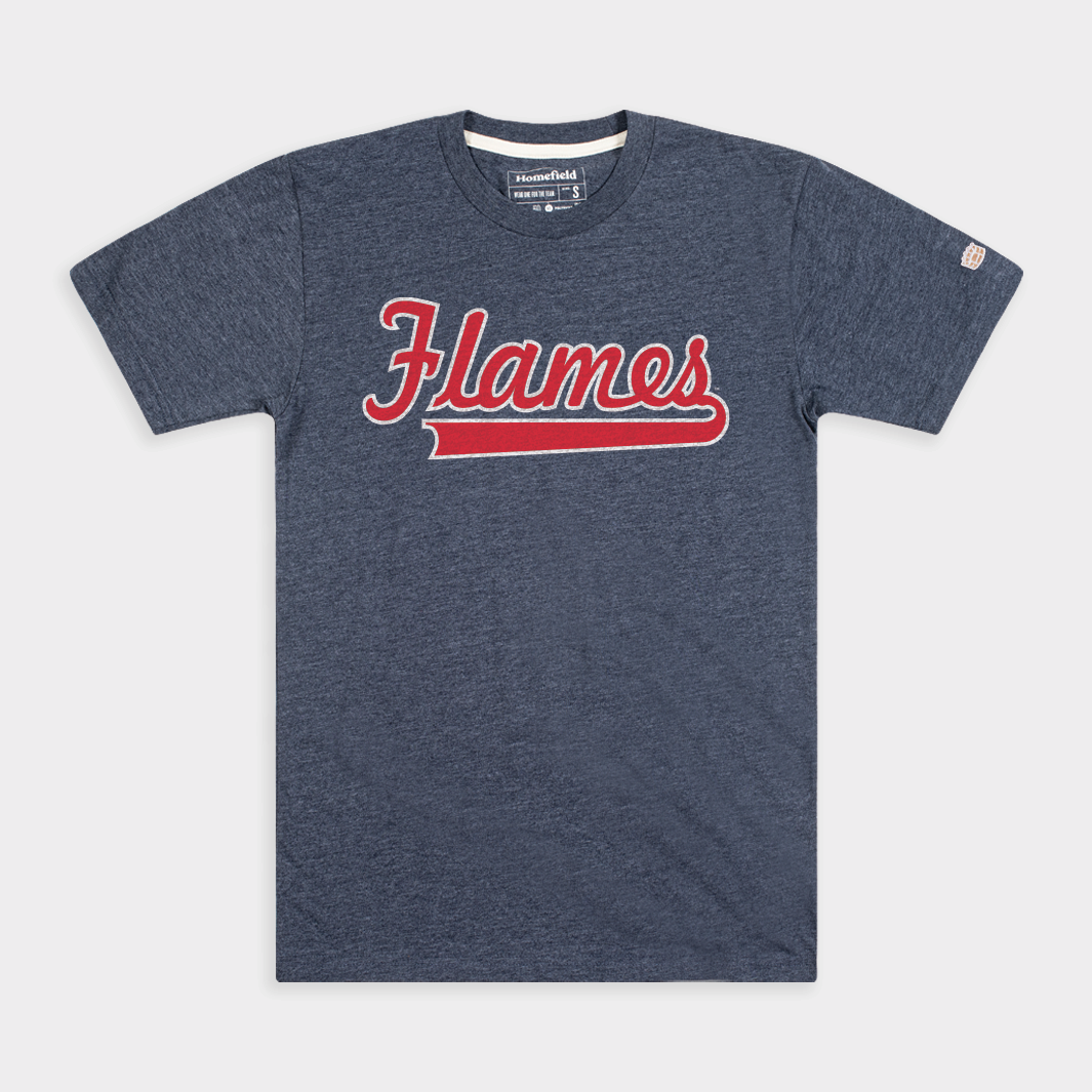 UIC Flames Script Tee Hoodie, Sweatshirt | PureTeeCo.com (Image 1)
