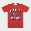 UIC Sparky D. Dragon "Fire Up Flames" Tee Hoodie, Sweatshirt | PureTeeCo.com (Image 1)