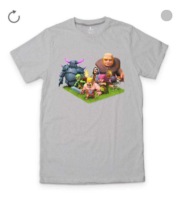 Clash Of Clan Grey Tee Hoodie, Sweatshirt | PureTeeCo.com