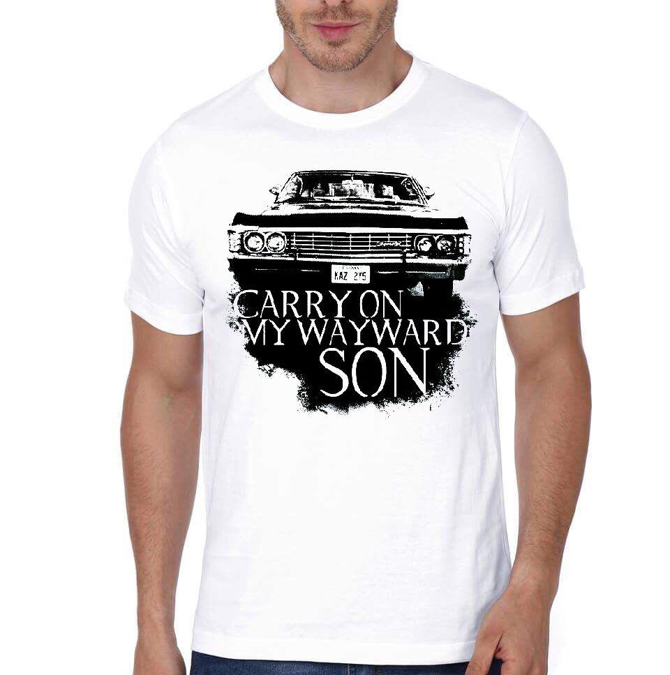 Carry On My Wayward Son White T-shirt Hoodie, Sweatshirt | PureTeeCo.com