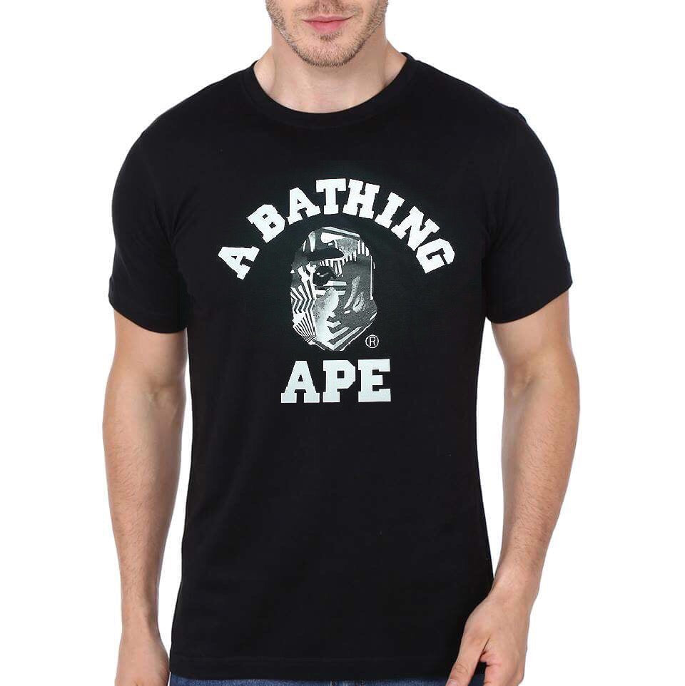 A Bathing Ape Black T-Shirt Style001 Hoodie, Sweatshirt | PureTeeCo.com