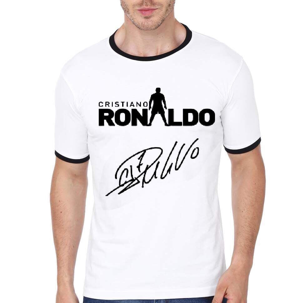 Cristiano Ronaldo CR7 Ringer T-Shirt Hoodie, Sweatshirt | PureTeeCo.com