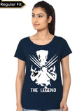 Wolverine The Legend Navy Blue Girls T-Shirt Hoodie, Sweatshirt | PureTeeCo.com