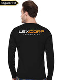 Lexcorp Black Full Sleeve T-Shirt Hoodie, Sweatshirt | PureTeeCo.com