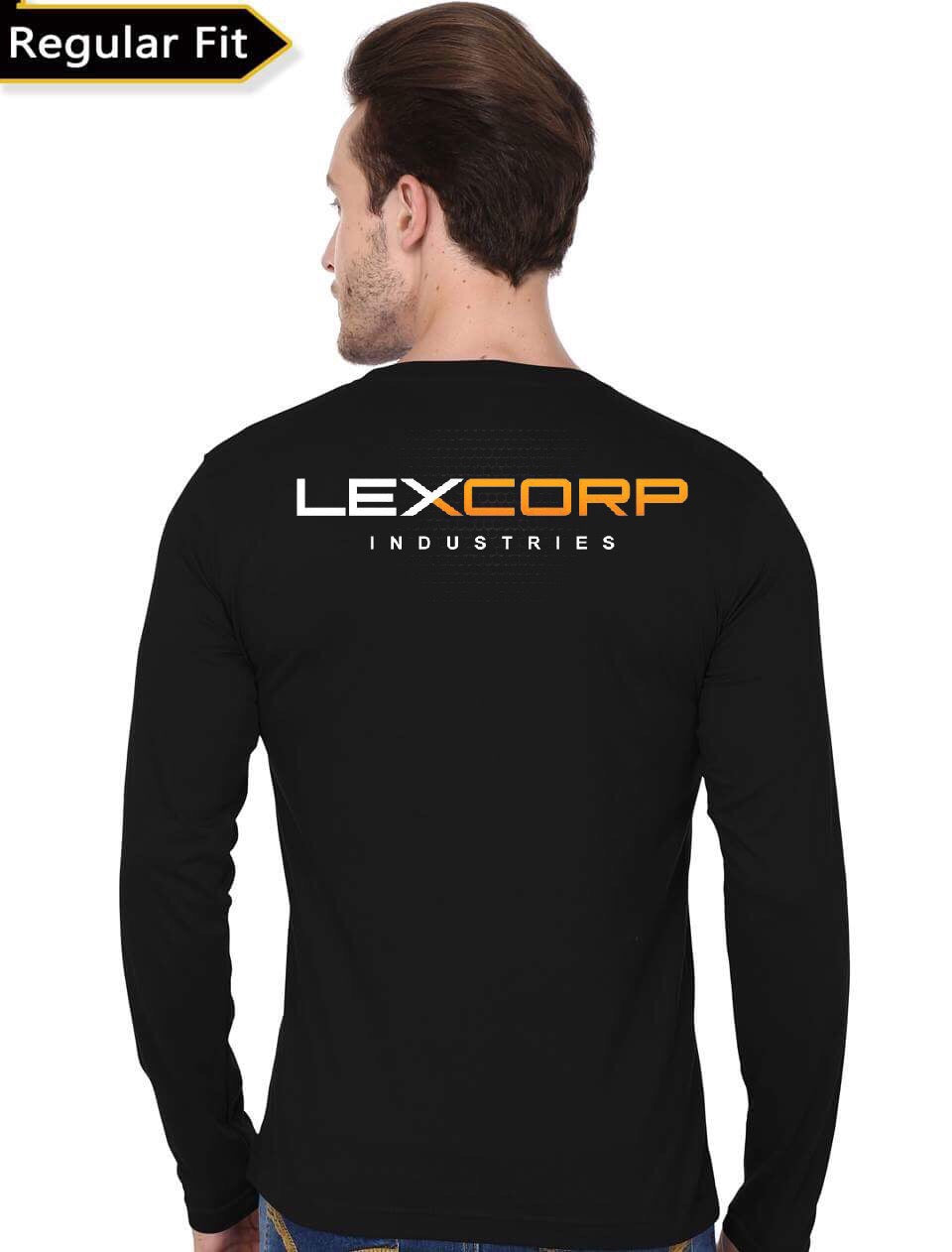 Lexcorp Black Full Sleeve T-Shirt Hoodie, Sweatshirt | PureTeeCo.com