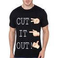 Cut It Out Black T-Shirt Hoodie, Sweatshirt | PureTeeCo.com
