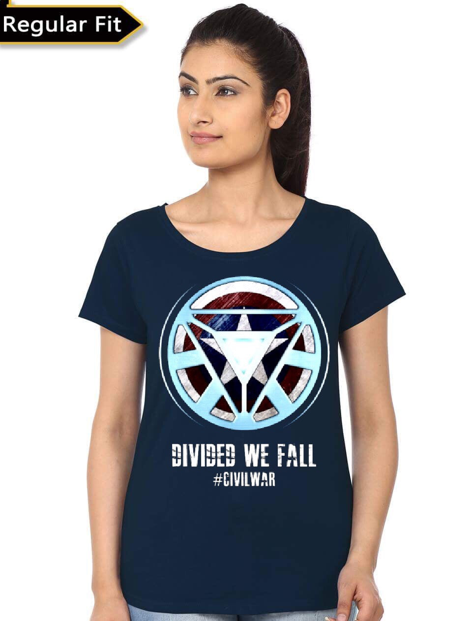 Civil War Navy Blue Girlâ€™s T-Shirt Hoodie, Sweatshirt | PureTeeCo.com