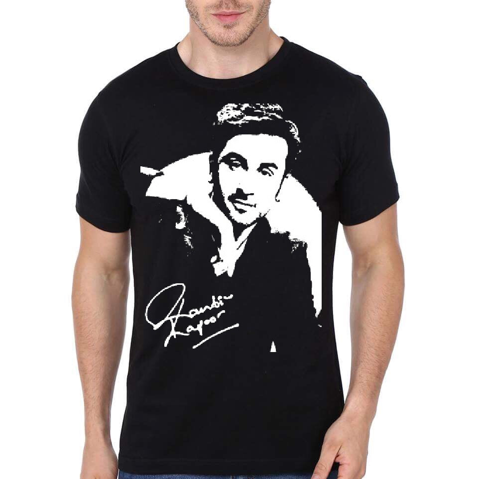 Ranbir Kapoor Black T-Shirt Hoodie, Sweatshirt | PureTeeCo.com