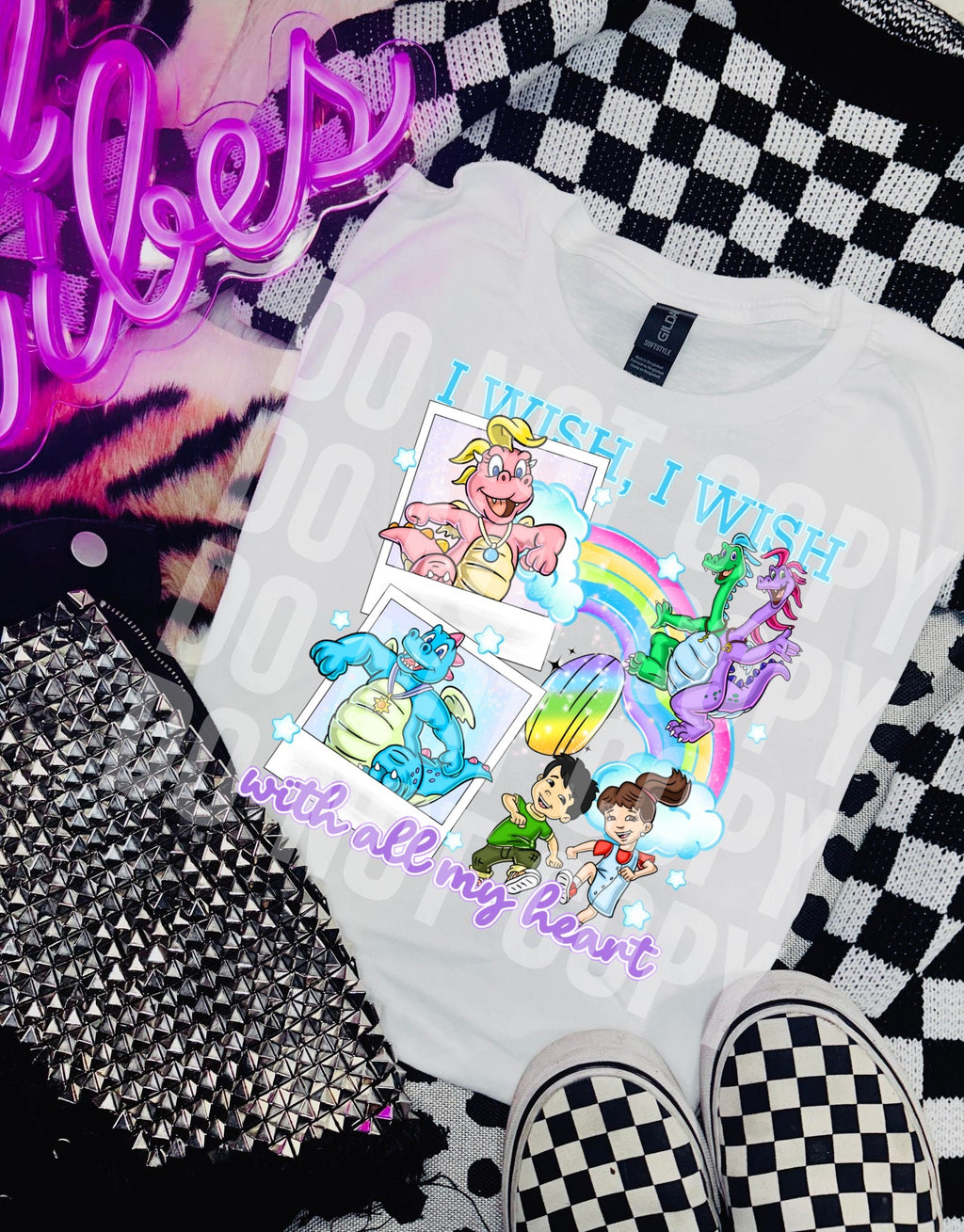 WISH WITH ALL MY HEART TEE Hoodie, Sweatshirt | PureTeeCo.com (Image 1)