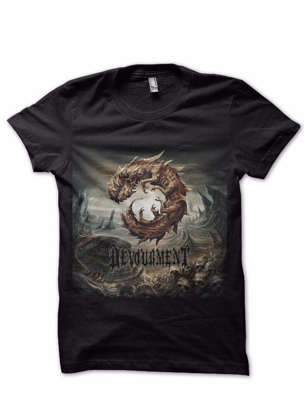 Devourment Black T-Shirt Hoodie, Sweatshirt | PureTeeCo.com