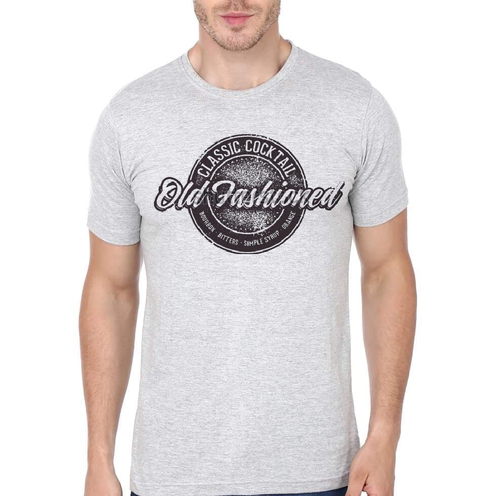 Classic Cocktail Oldfashioned Grey T-Shirt Hoodie, Sweatshirt | PureTeeCo.com