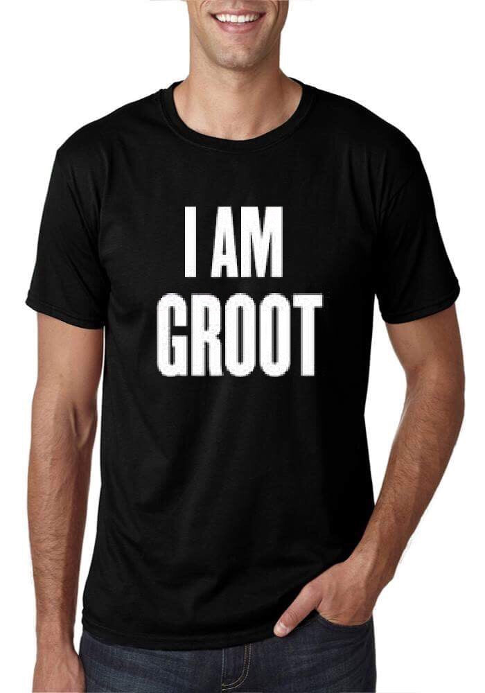 I Am Groot Black T-Shirt Hoodie, Sweatshirt | PureTeeCo.com