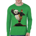 Kung Fu Panda Green Full Sleeve T-Shirt Hoodie, Sweatshirt | PureTeeCo.com