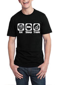 Eat Sleep Trade Black T-Shirt Hoodie, Sweatshirt | PureTeeCo.com