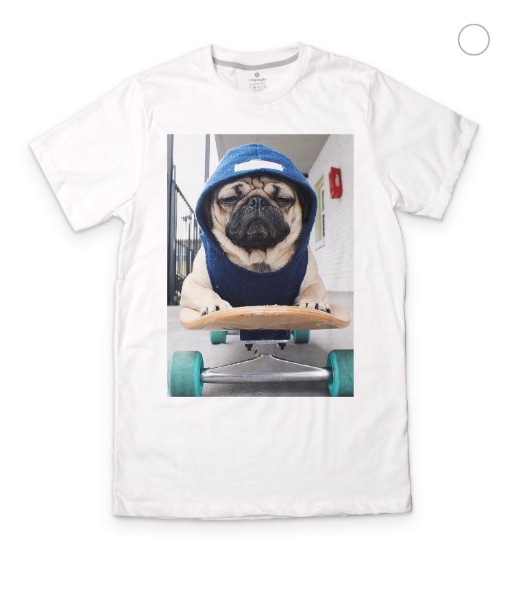 Thug Pug Life White T-Shirt Hoodie, Sweatshirt | PureTeeCo.com