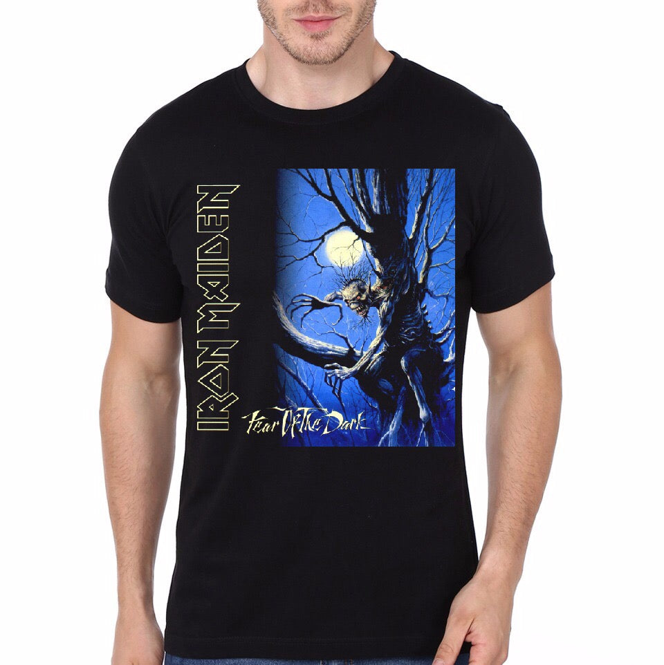 Iron Maiden Fear Of The Dark Black T-Shirt Hoodie, Sweatshirt | PureTeeCo.com