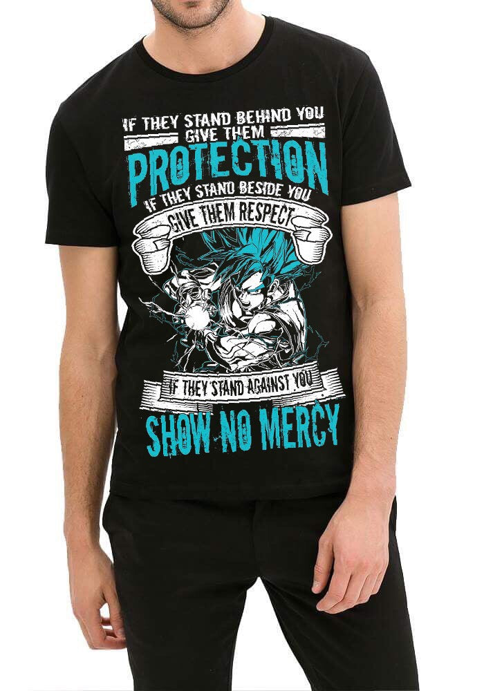 If They Stand Behind You Give Them Protection Black T-Shirt Hoodie, Sweatshirt | PureTeeCo.com