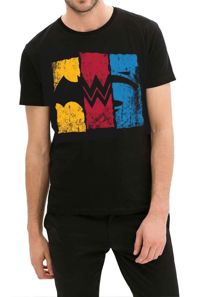 Justice League Black T-Shirt Style008 Hoodie, Sweatshirt | PureTeeCo.com