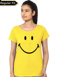 Smiley Yellow Girlâ€™s T-Shirt Hoodie, Sweatshirt | PureTeeCo.com