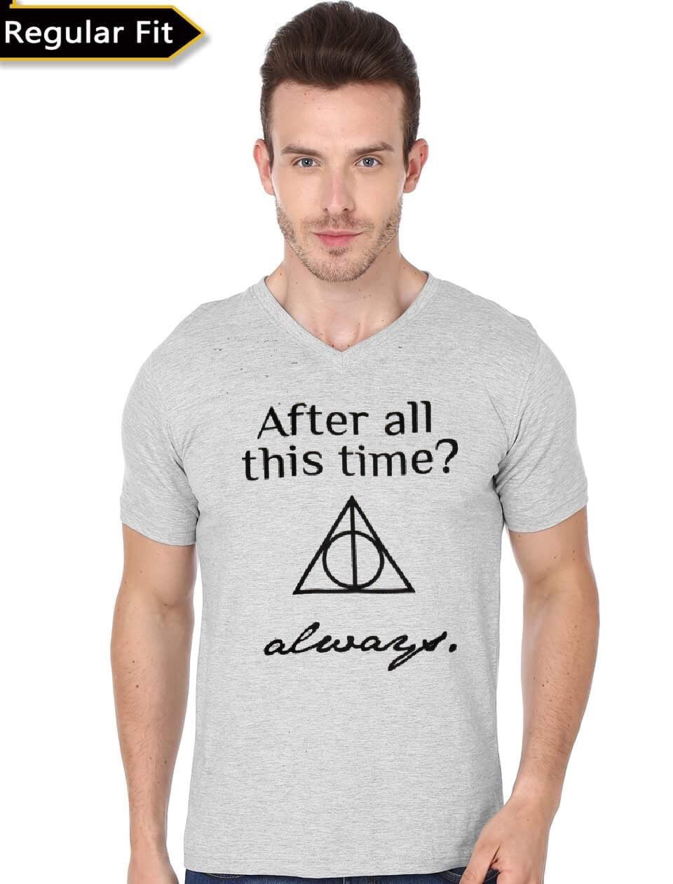 After All This Time? Always V-Neck T-Shirt Hoodie, Sweatshirt | PureTeeCo.com