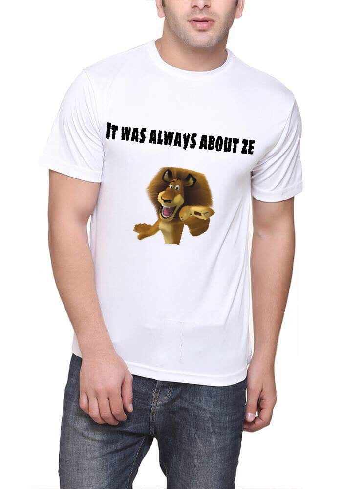 It Was Always About Ze Madagascar White T-Shirt Hoodie, Sweatshirt | PureTeeCo.com