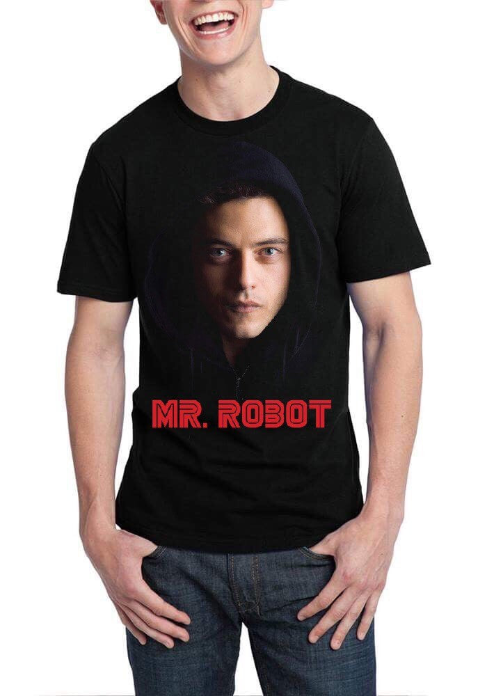 Mr. Robot Black T-Shirt Style001 Hoodie, Sweatshirt | PureTeeCo.com