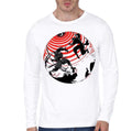 Ninja Full Sleeve White T-Shirt Hoodie, Sweatshirt | PureTeeCo.com