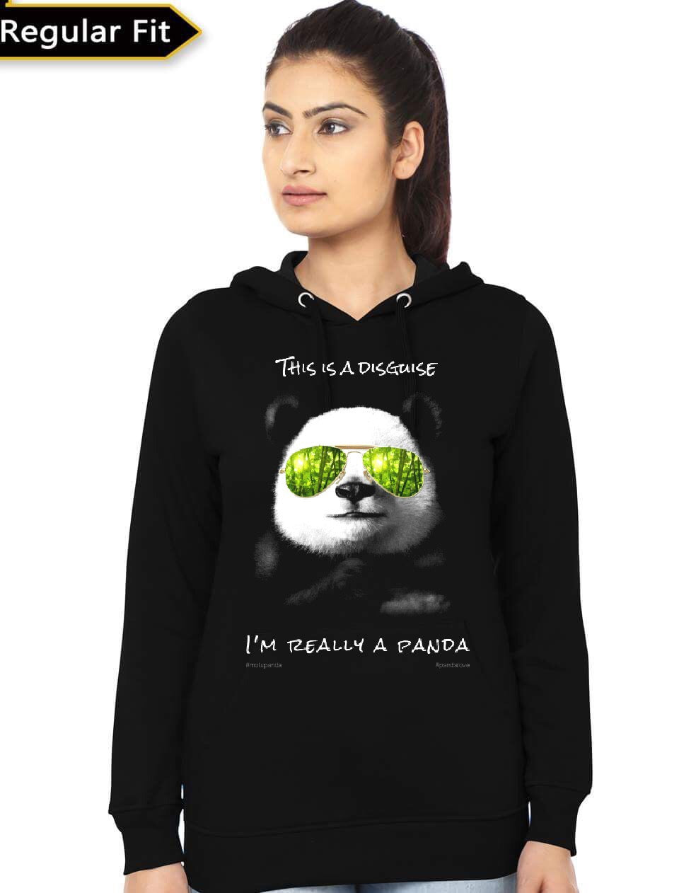 Panda Black Girls Hoodie T-Shirts, Sweatshirt | PureTeeCo.com