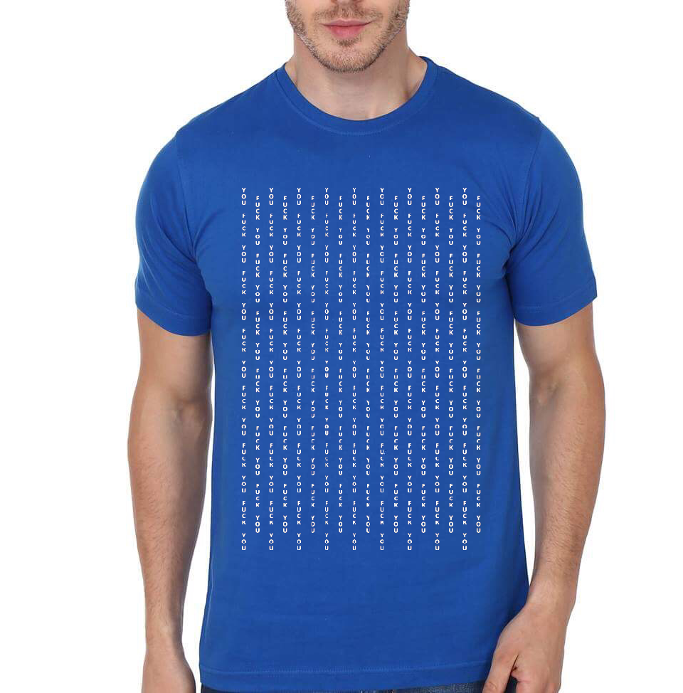Fuck You Royal Blue T-Shirt Hoodie, Sweatshirt | PureTeeCo.com