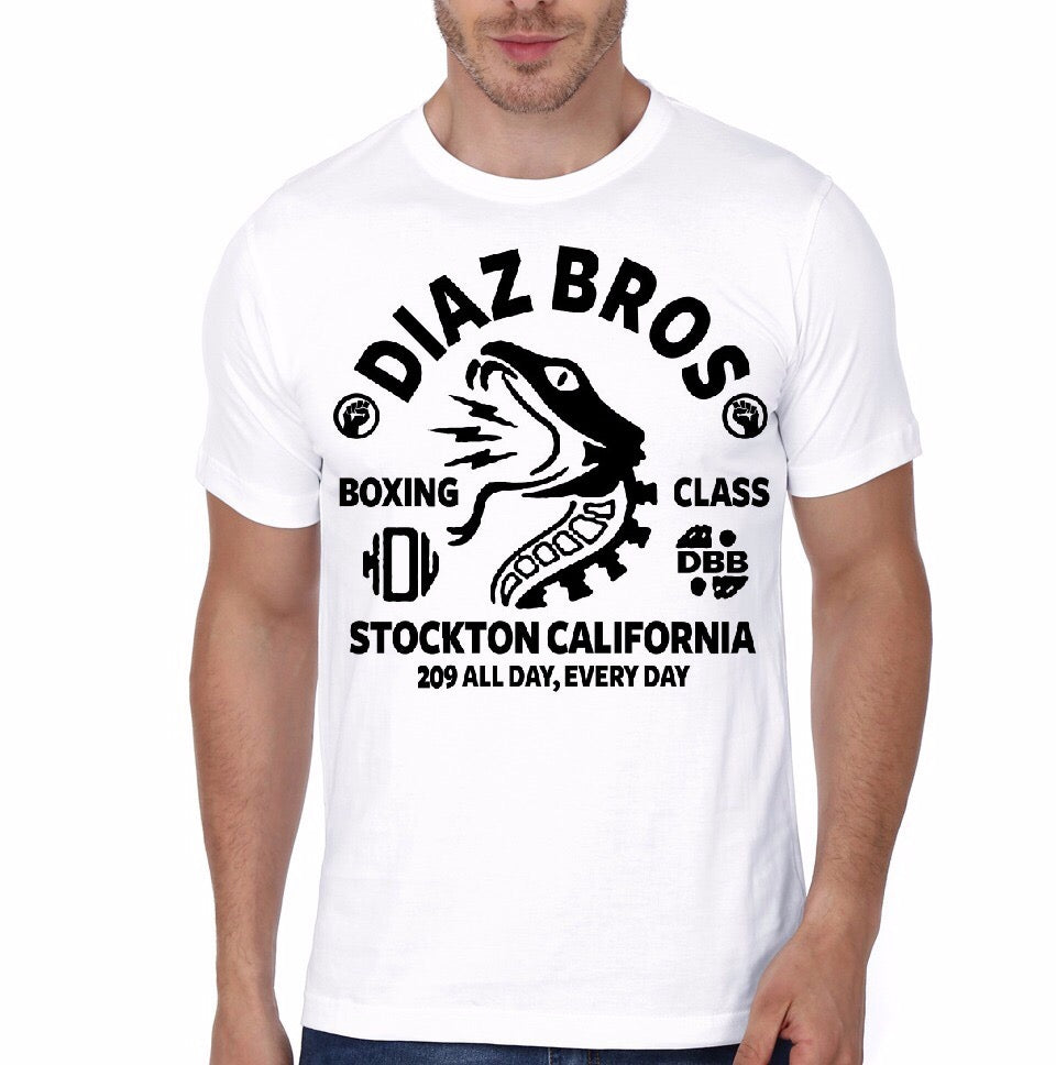 Diaz Brothers Boxing Class White T-Shirt Hoodie, Sweatshirt | PureTeeCo.com