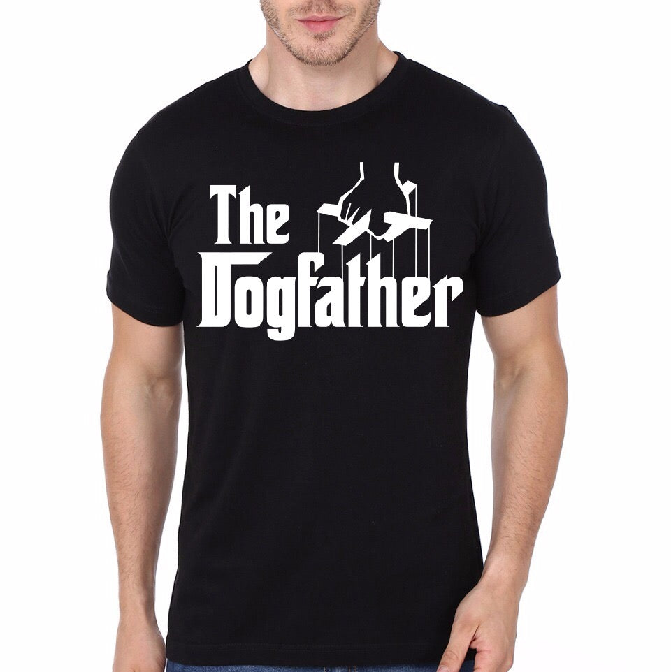 The Dogfather Black T-Shirt Hoodie, Sweatshirt | PureTeeCo.com