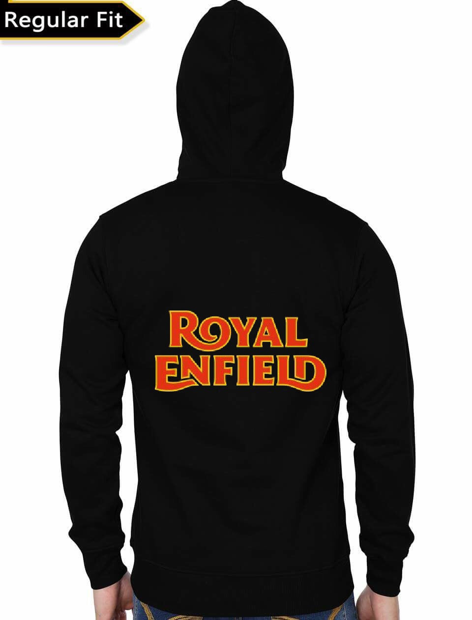 Royal Enfield Black Hoodie T-Shirts, Sweatshirt | PureTeeCo.com