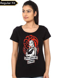 Fire Cannot Kill A Dragon Womenâ€™s Black T-Shirt Hoodie, Sweatshirt | PureTeeCo.com