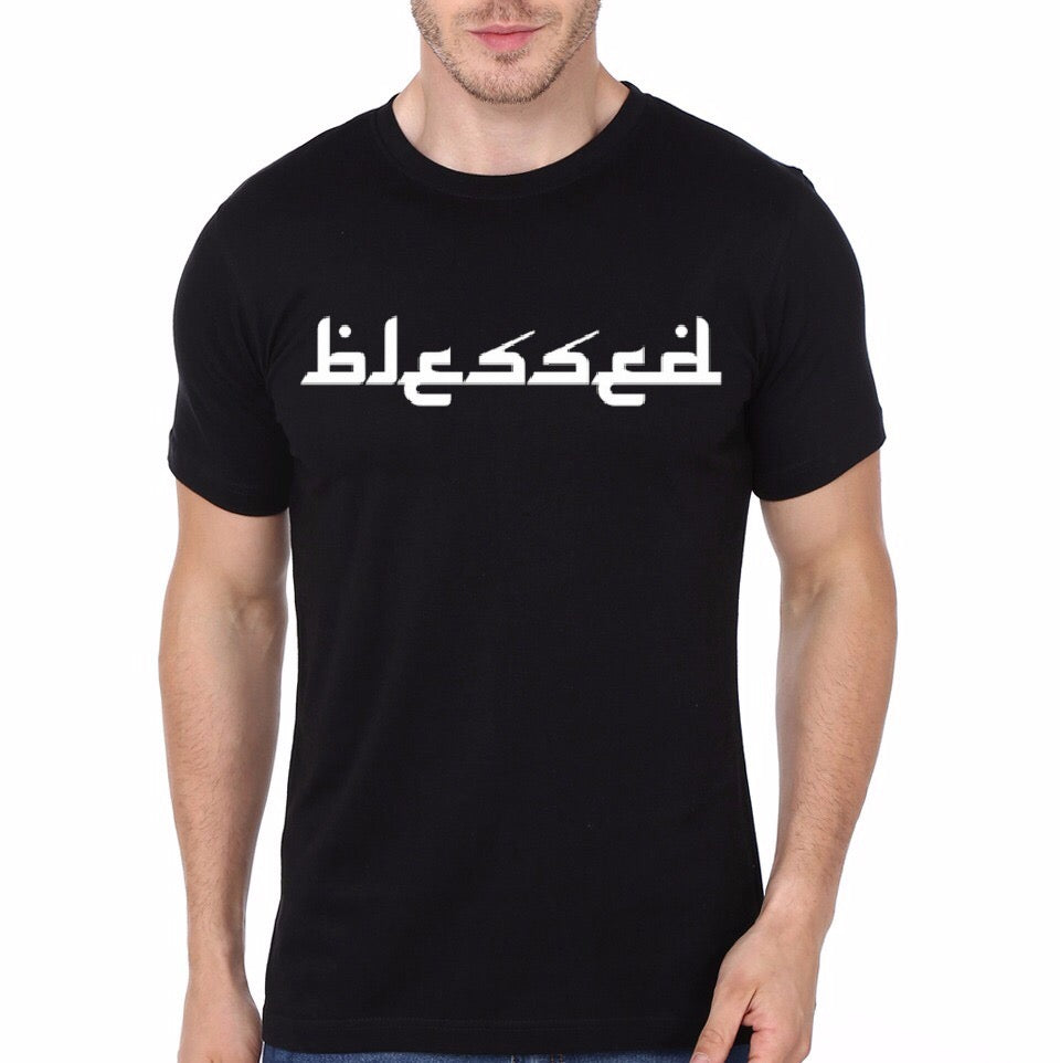 Blessed Black T-Shirt Hoodie, Sweatshirt | PureTeeCo.com