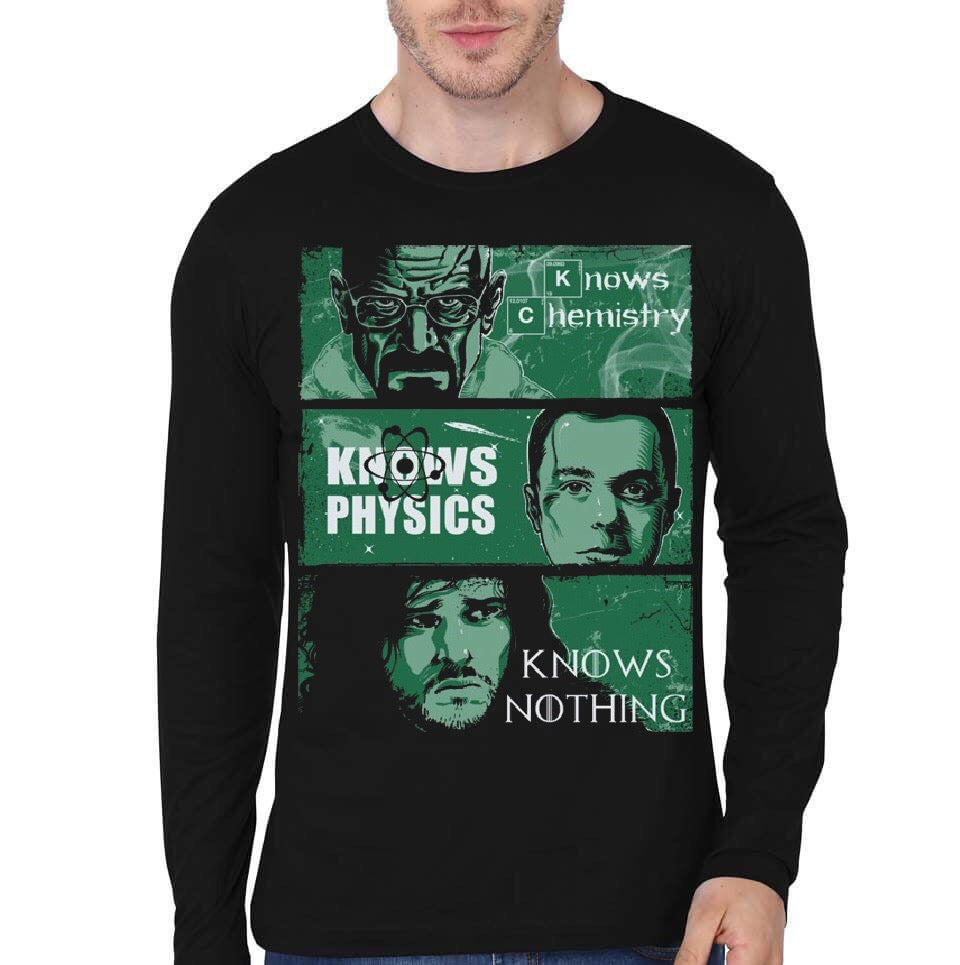 Game Of Bad Theory Black Full Sleeve T-Shirt Hoodie, Sweatshirt | PureTeeCo.com