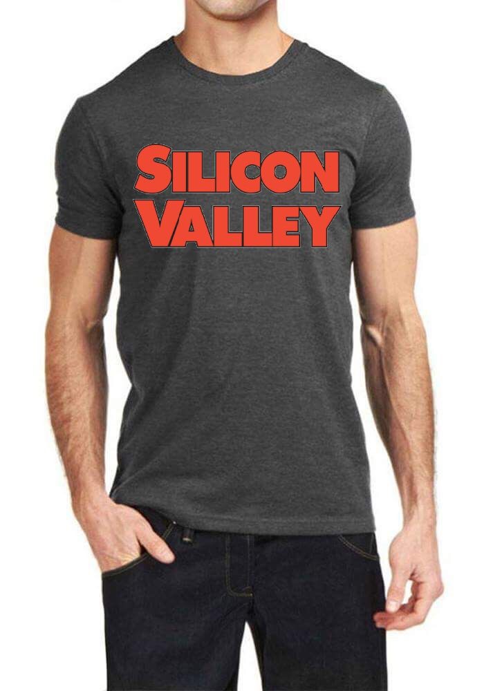 Silicon Valley Charcoal Grey T-Shirt Hoodie, Sweatshirt | PureTeeCo.com
