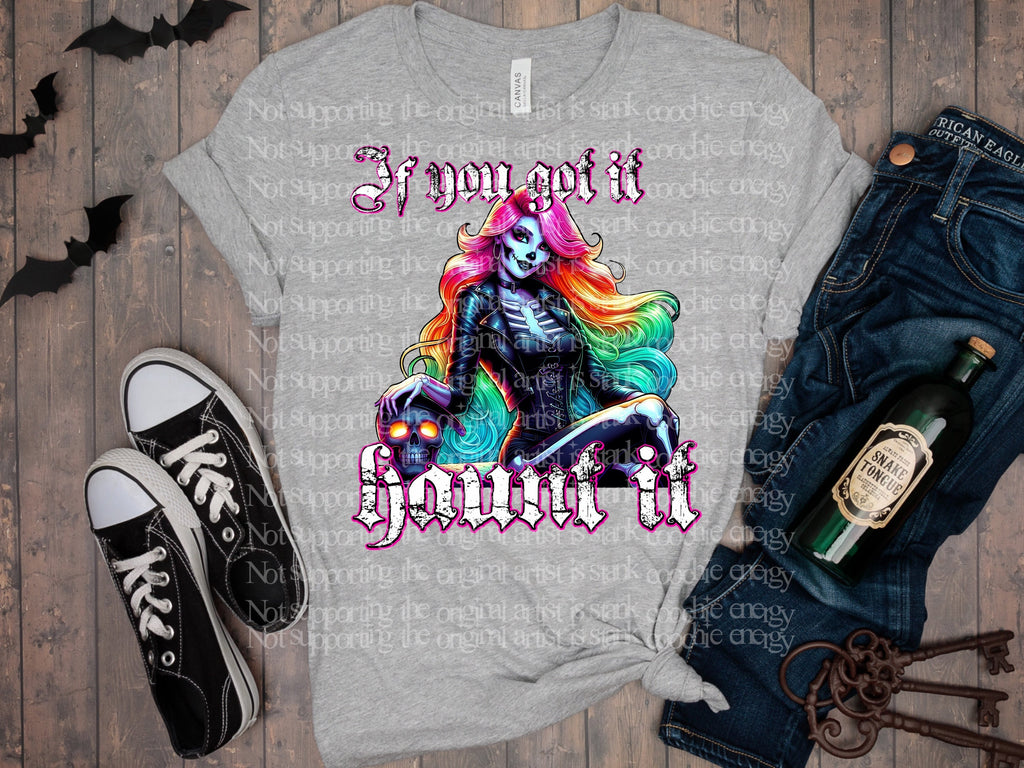IF YOU GOT IT HAUNT IT TEE Hoodie, Sweatshirt | PureTeeCo.com (Image 1)