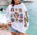POWER BABE- FRONT & SLEEVE DESIGN CREWNECK SWEATSHIRT T-Shirts, Hoodie | PureTeeCo.com (Image 1)