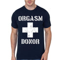 Orgasm Donor Navy Blue T-Shirt Hoodie, Sweatshirt | PureTeeCo.com