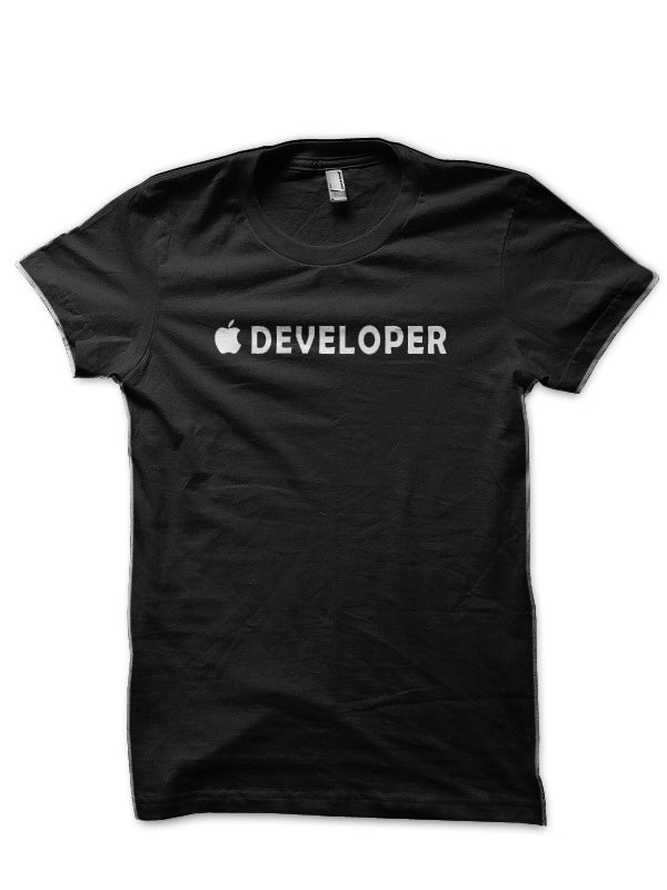 IOS Developer Black T-Shirt Hoodie, Sweatshirt | PureTeeCo.com