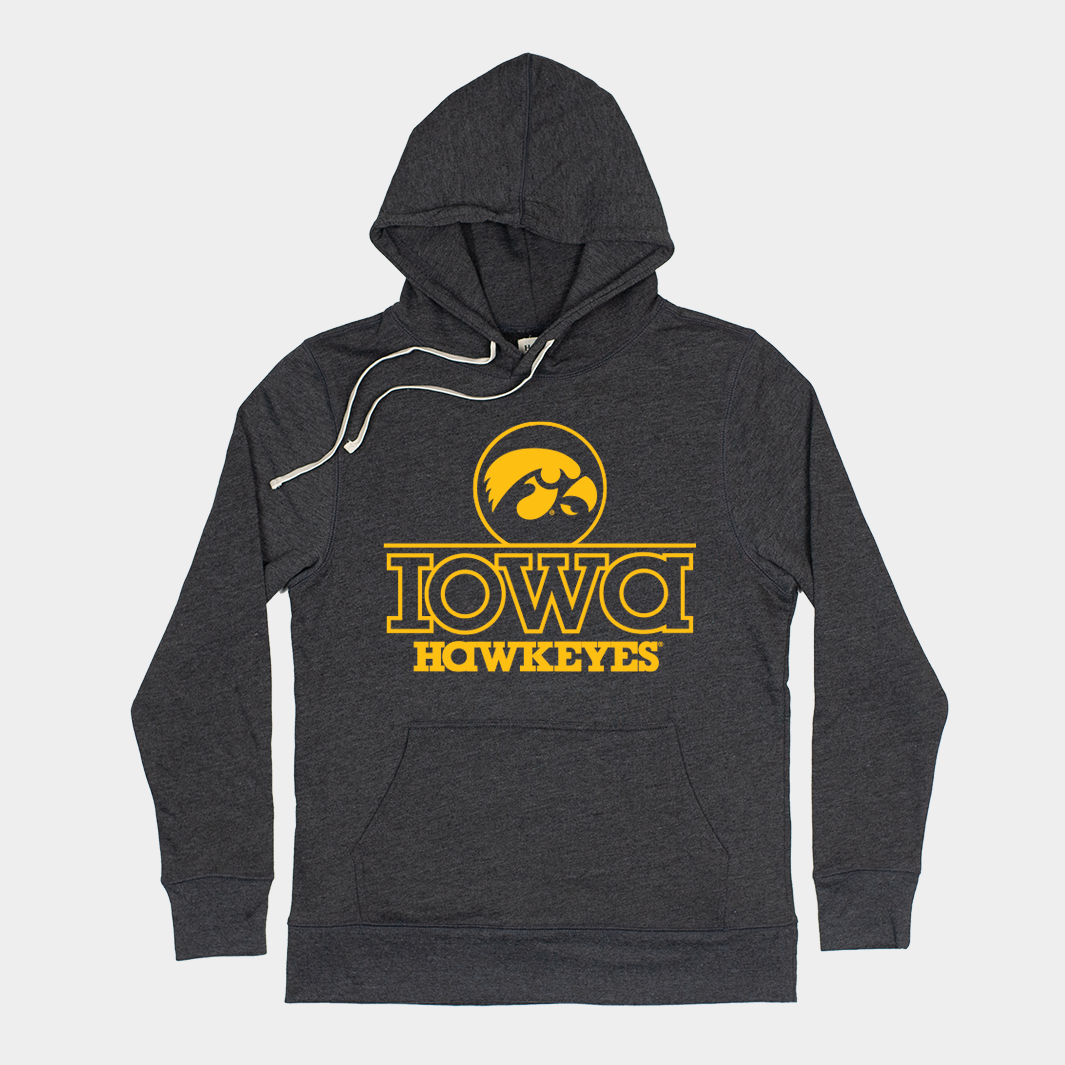 Iowa Hawkeyes Tigerhawk Hoodie T-Shirts, Sweatshirt | PureTeeCo.com (Image 1)