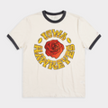 Iowa Hawkeyes Vintage Roses Ringer Tee Hoodie, Sweatshirt | PureTeeCo.com